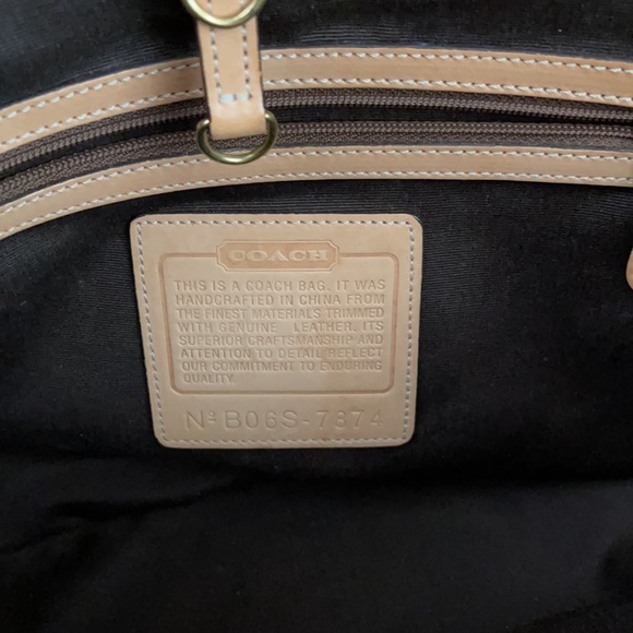 Coach large monogram C tote - Picture 8 of 8